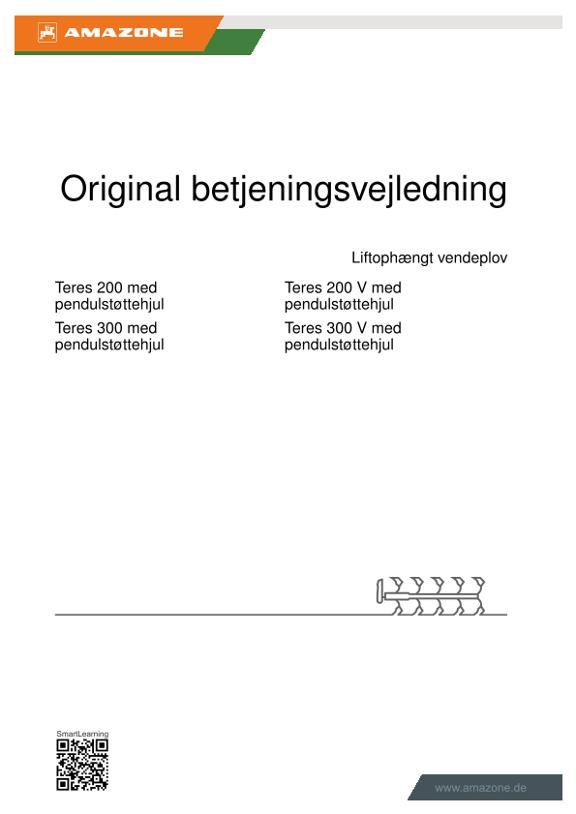 Brugsanvisning Teres 200/300 med pendulstøttehjul