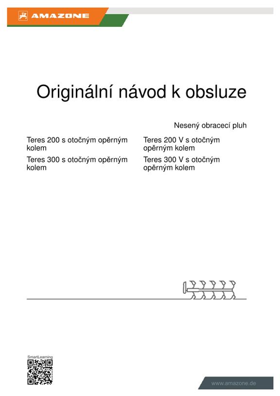 Návod na obsluhu Teres 200/300 s otočným opěrným kolem