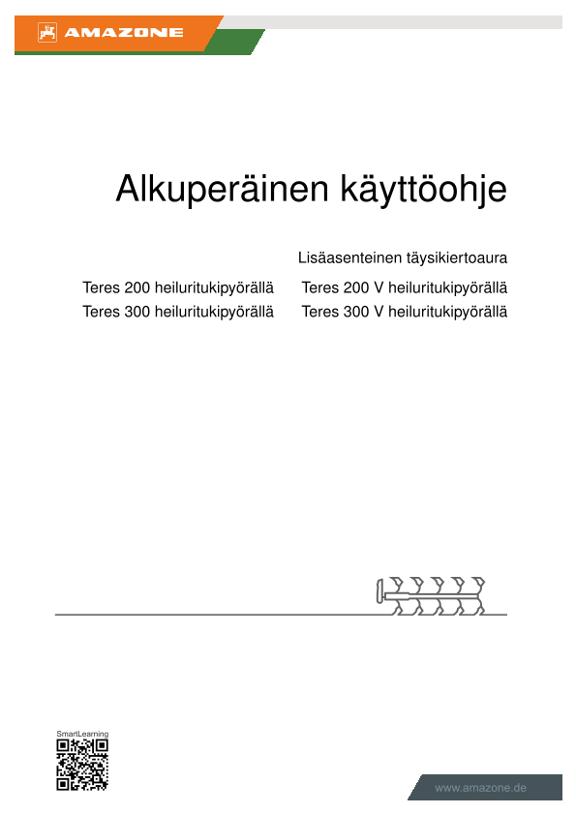 Käyttöohjekirja Teres 200/300 heiluritukipyörällä