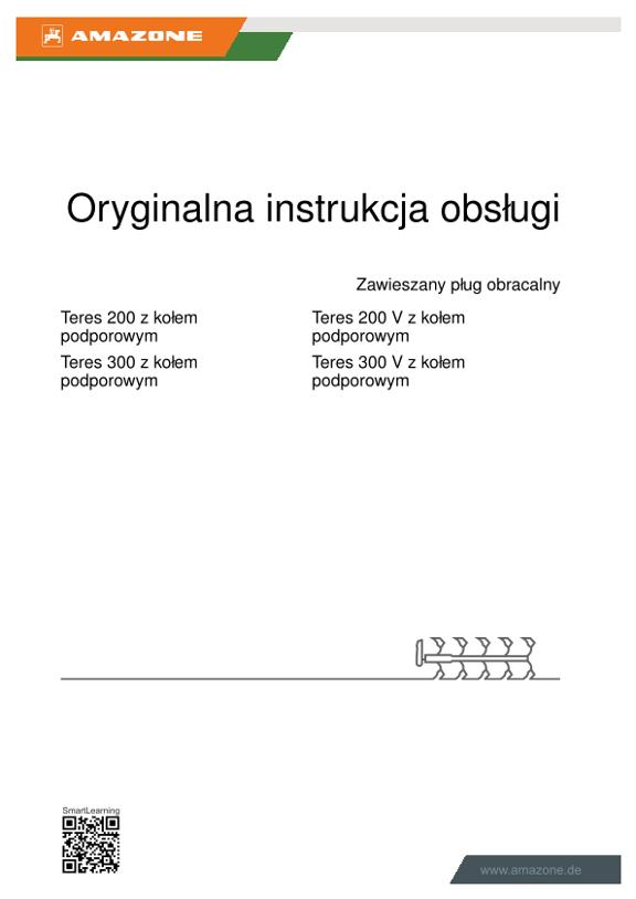 Instrukcja obsługi Teres 200/300 z kołem podporowym