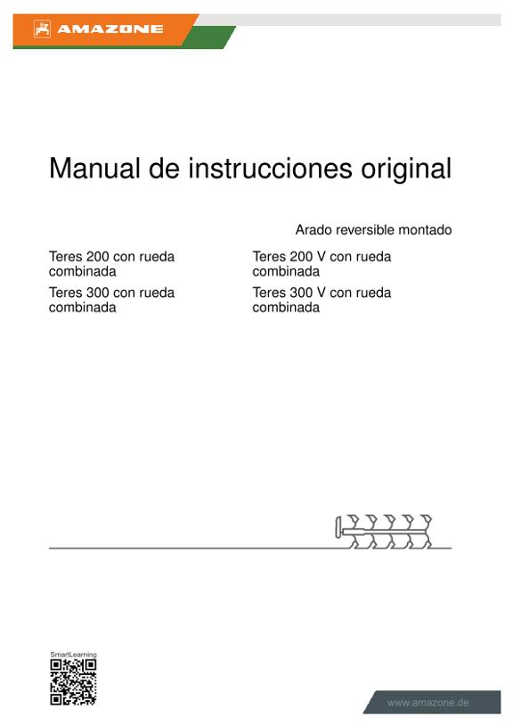 Manual del operador Teres 200/300 con rueda combinada
