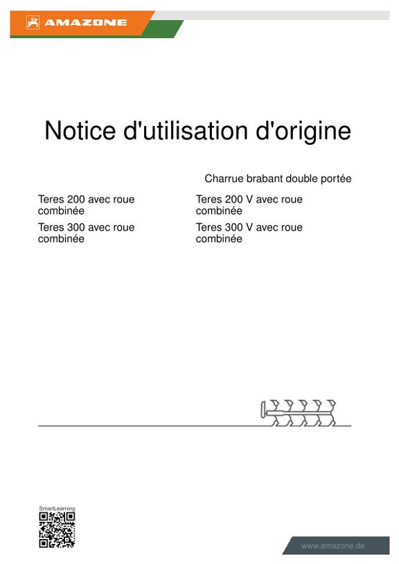 Notice d'utilisation Teres 200/300 avec roue combinée