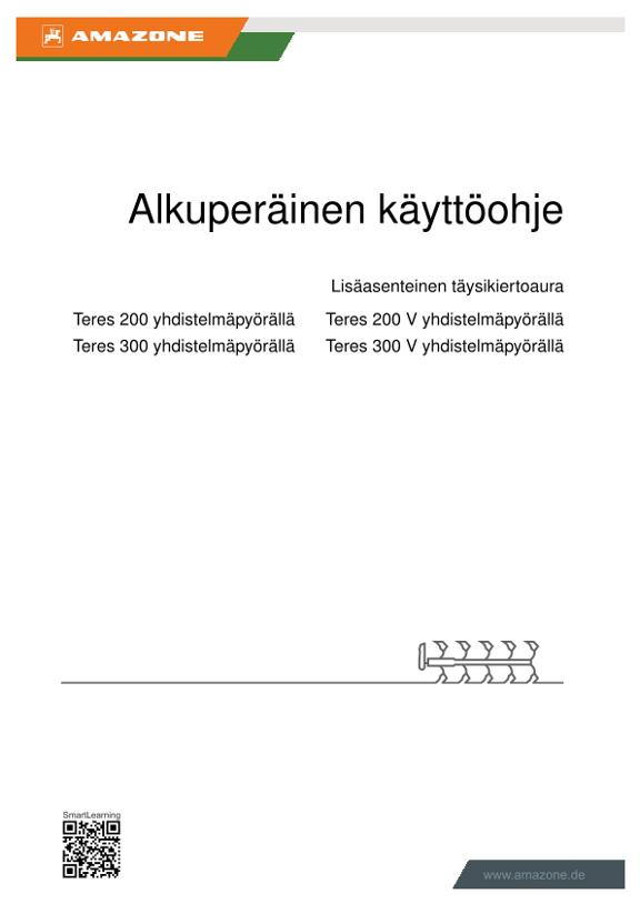 Käyttöohjekirja Teres 200/300 yhdistelmäpyörällä