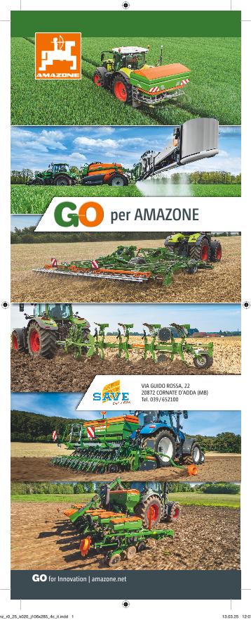 Anzeige „GO per AMAZONE“, 106x285, 4c, it