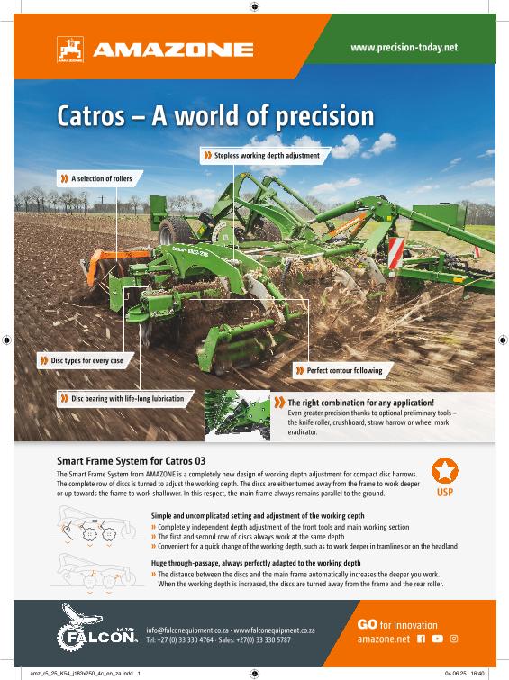 Advertisement „Catros – A world of precision“, 183x250, 4c, en, za