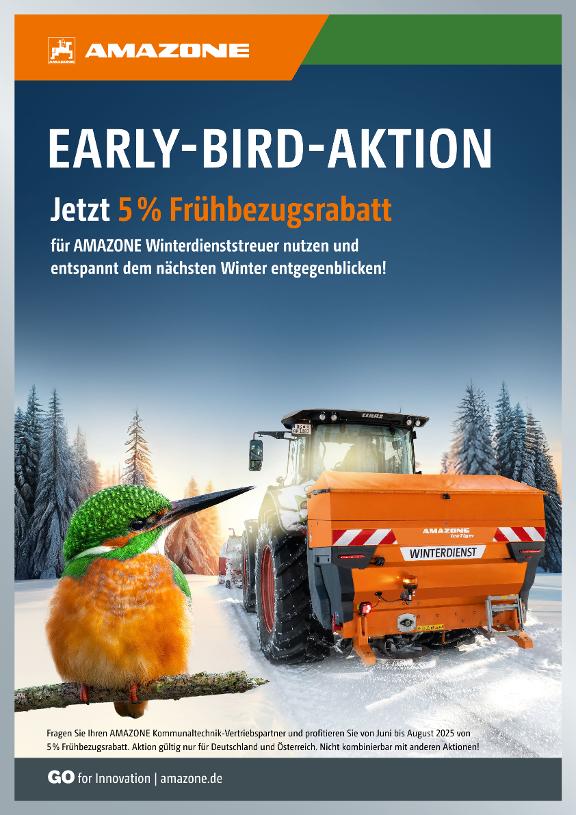 Kundenstopper DINA1 Early-Bird-Aktion Winterdienst 2025