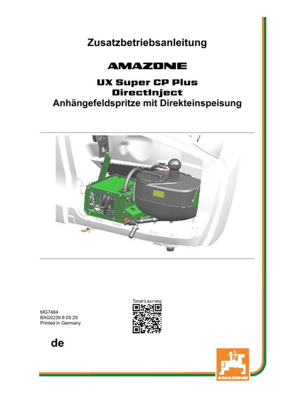Betriebsanleitung DirectInject UX00/UX01
