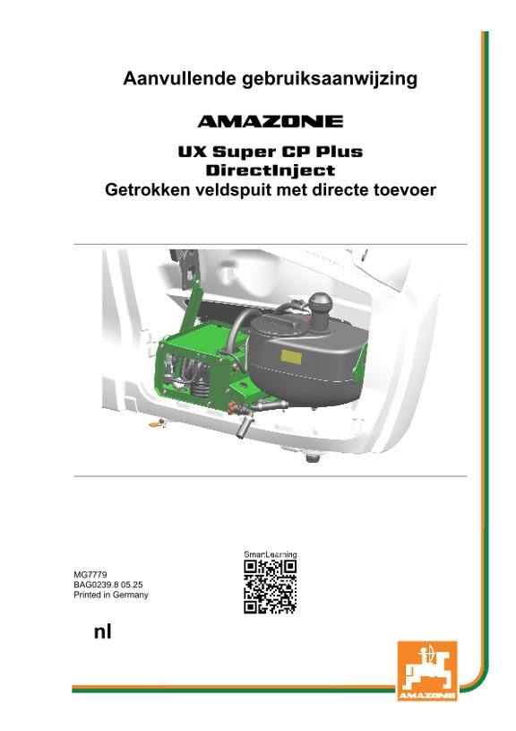 Bedieningshandleiding DirectInject  UX00/UX01
