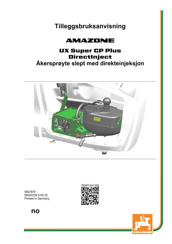 Instruksjonsboka DirectInject UX00/UX01
