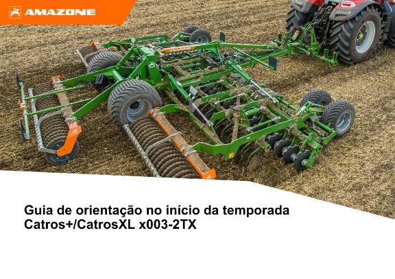 Guia de orientação no início da temporada Catros+/CatrosXL x003-2TX