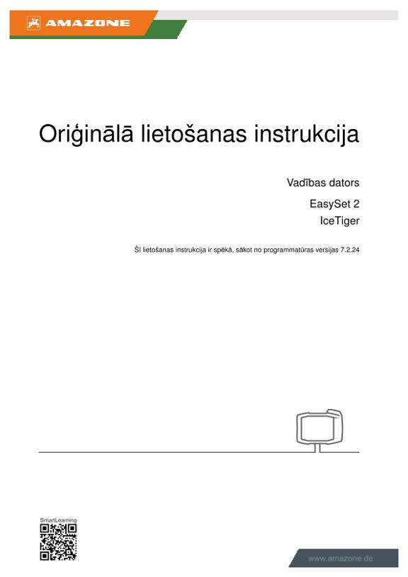 Ekspluatācijas instrukcija EasySet 2 IceTiger