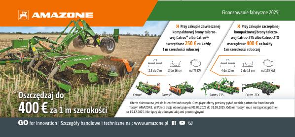 Anzeige Catros „Oszczędzaj do 400 € za 1 m szerokości“, 205x92,7, 4c, pl