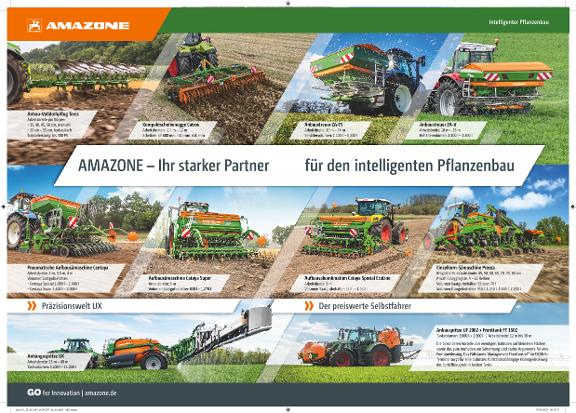 Anzeige "AMAZONE – Ihr starker Partner für den intelligenten Pflanzenbau ", A3, 4c, de
