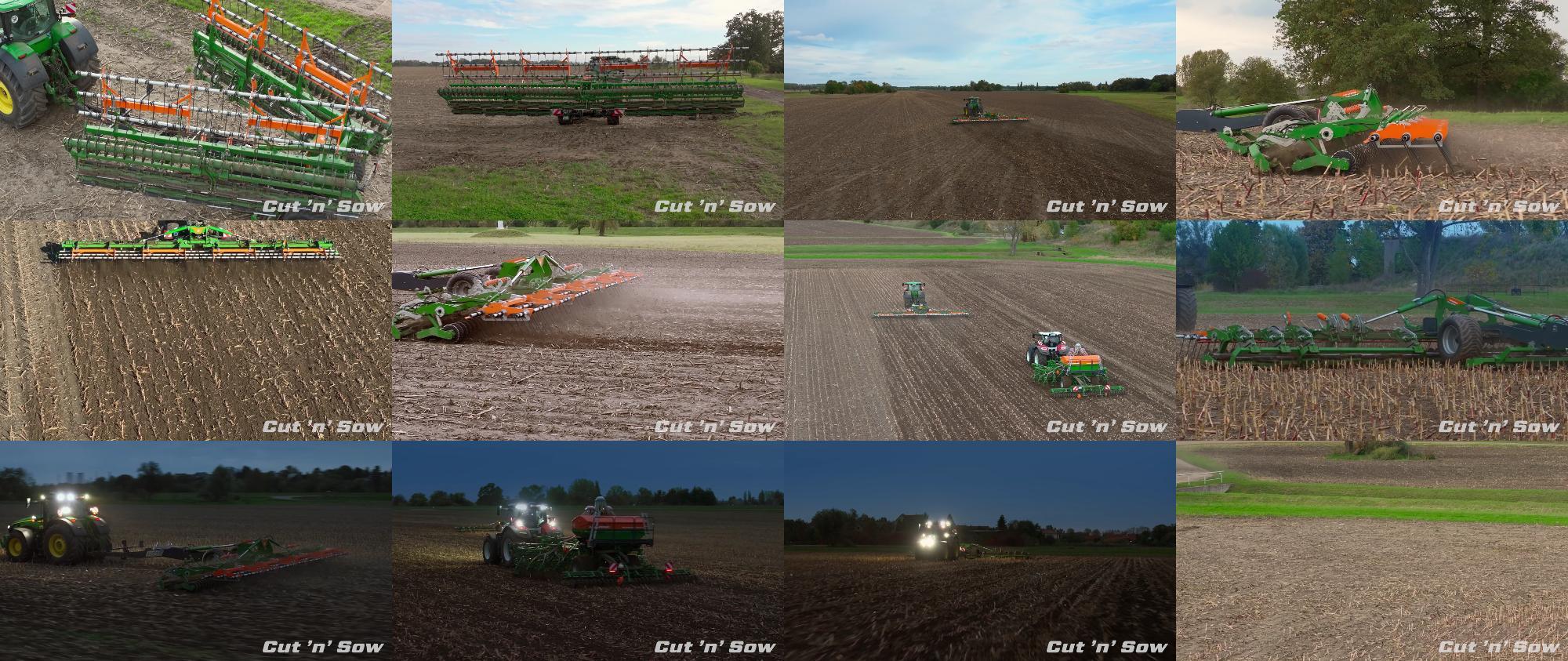 Video - Cut-n-Sow - TopCut 12000-2T und DMC 6000-2C in Silomais 