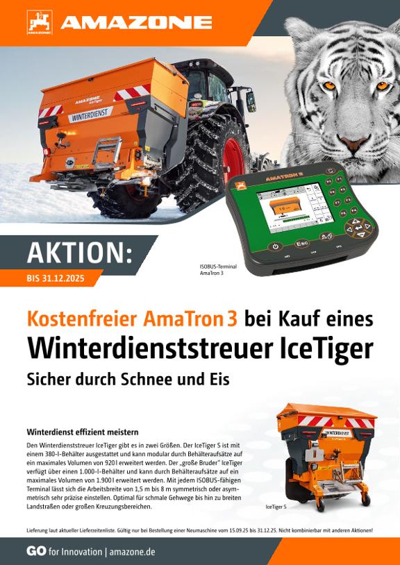 Aktionsflyer/-anzeige "IceTiger inkl. AmaTron3" DIN A4