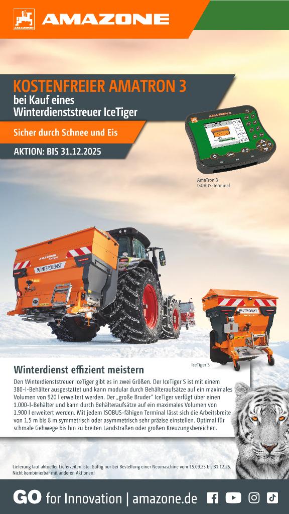 WhatsApp-Anzeige „Kostenfreier AMATRON 3 - IceTiger“, 1080x1920 pix, rgb, de