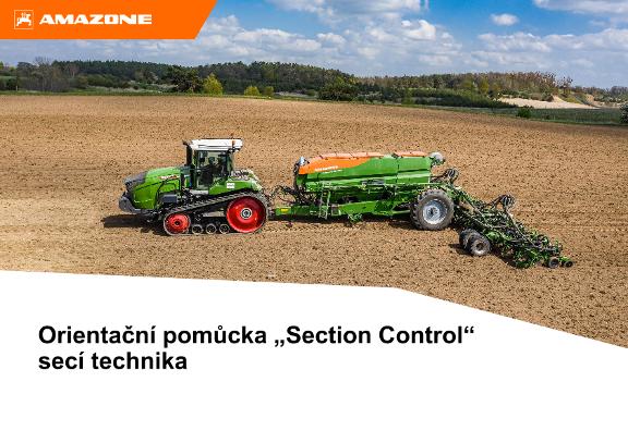Orientační pomůcka k přípravě před sezónou Section Control secí technika