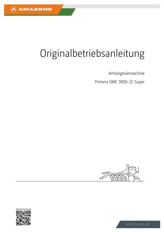 Betriebsanleitung Primera DMC 9000-2 