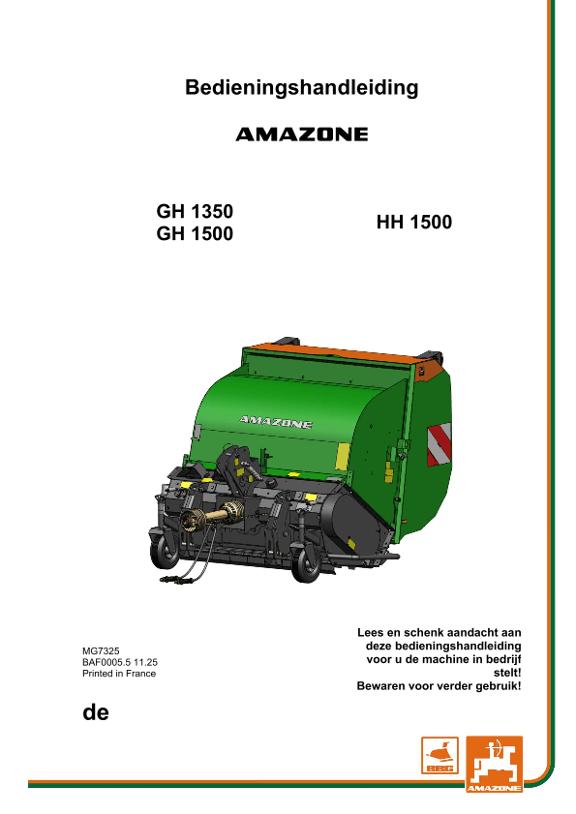 Bedieningshandleiding GH HH 1350 / 1500