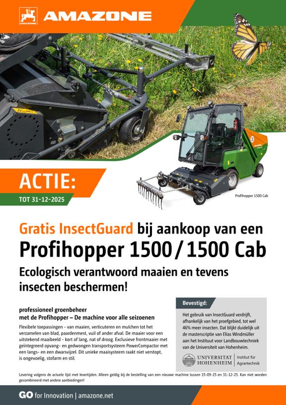 Aktionsflyer/-anzeige "Gratis InsectGuard bij aankoop van een Profihopper" DIN A4