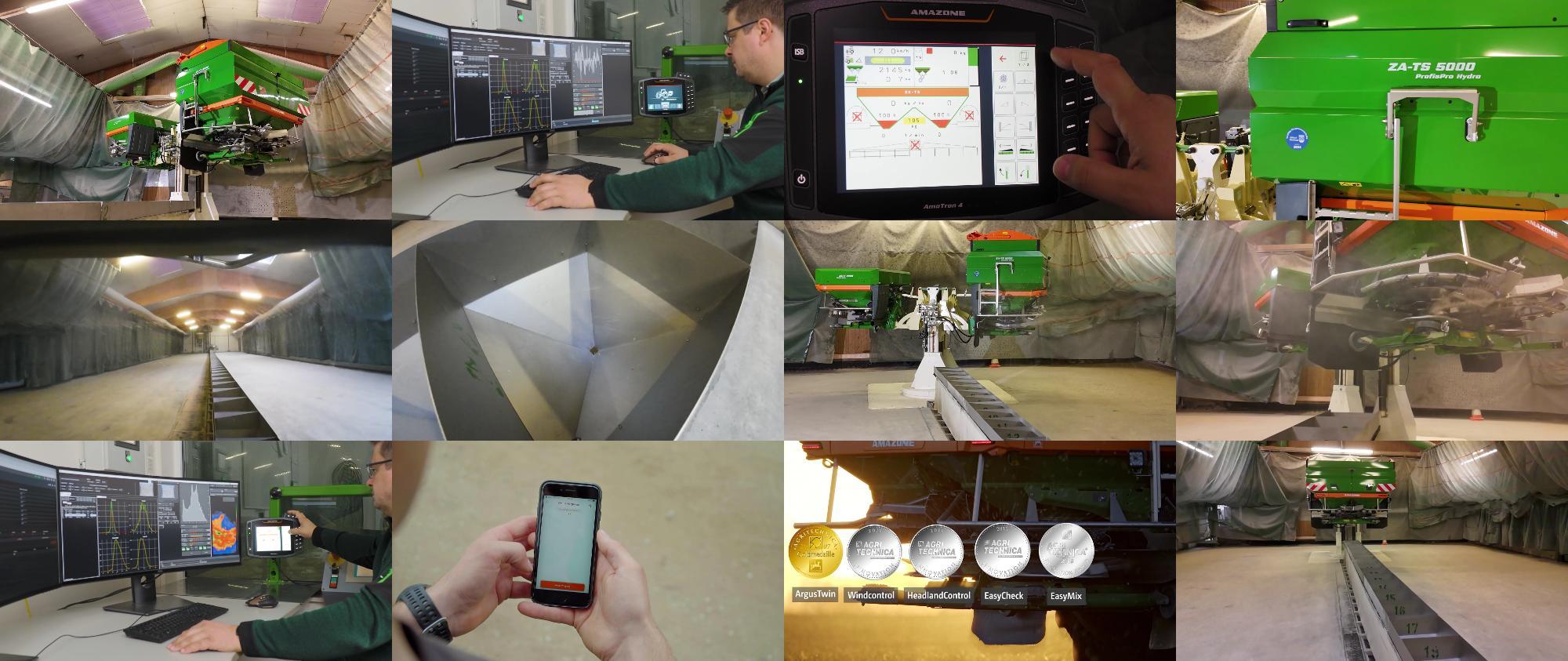 Video Streuhalle Streuversuch Spreader Application Center