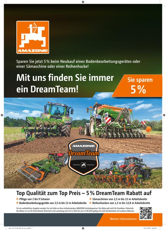 Anzeige "Mit uns finden Sie immer ein DreamTeam“, 210x297, 4c, at