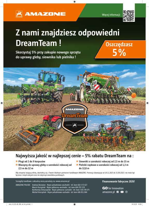 Anzeige „Z nami znajdziesz odpowiedni DreamTeam !“, A4, 4c, pl
