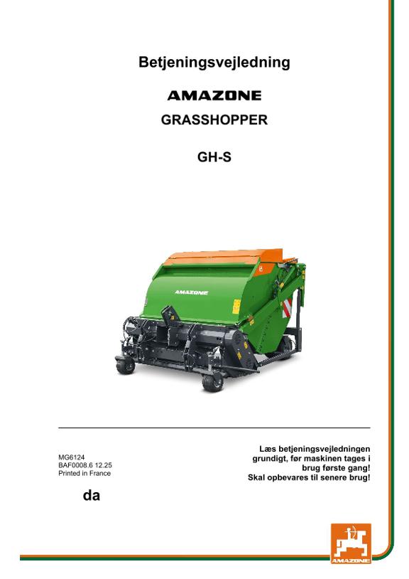 Brugsanvisning GH-S