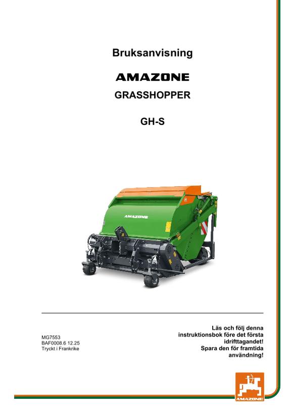 Instruktionsbok GH-S