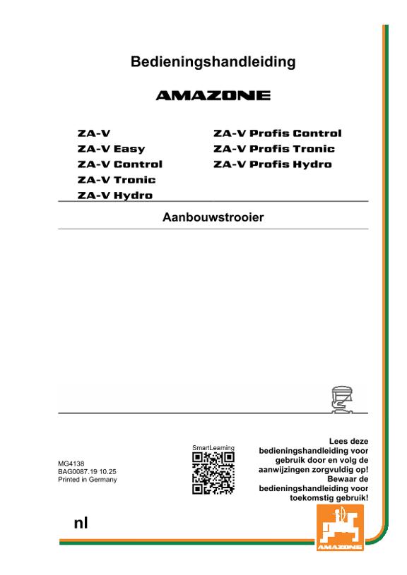 Gebruiksaanwijzing ZA-V