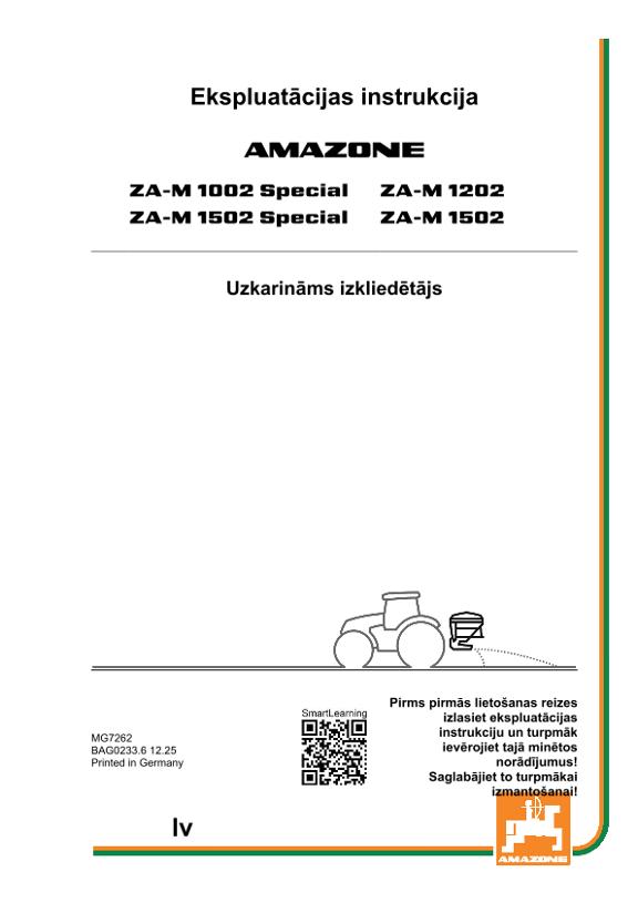 Lietošanas instrukcija ZA-M 10/12/1502 SPECIAL