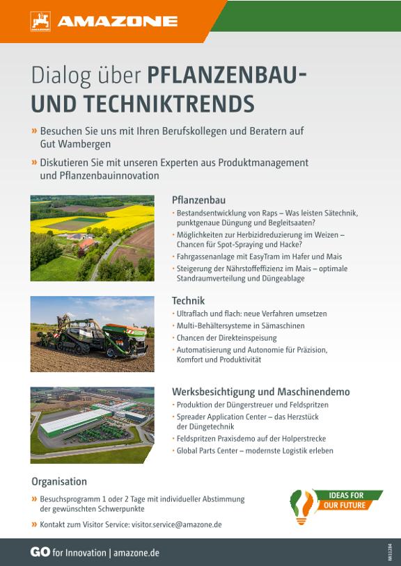 Flyer Besuchsprogramm Wambergen, DIN A4