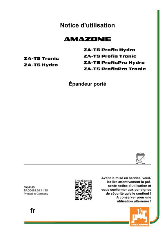 Notice d’utilisation ZA-TS