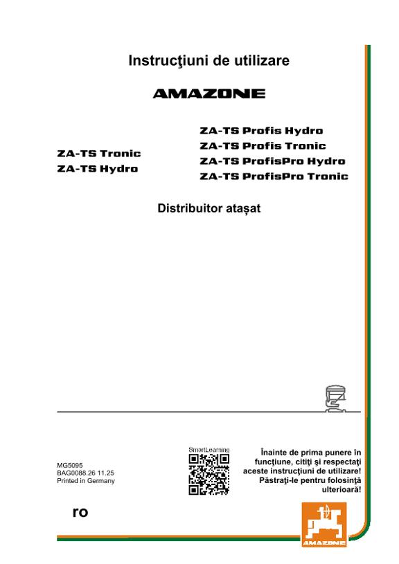 Instrucțiuni de utilizare ZA-TS