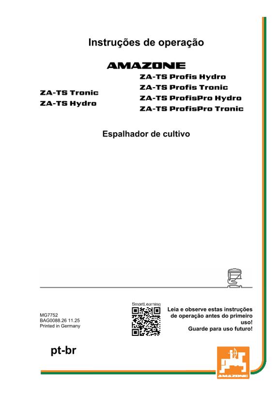 Manual de instruções ZA-TS