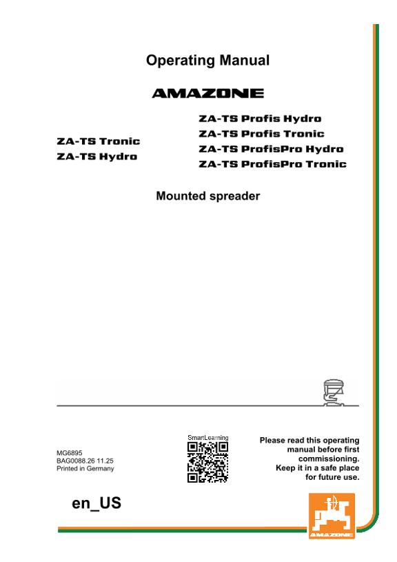 Operating manual ZA-TS