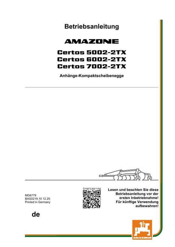 Betriebsanleitung CERTOS 02-2TX