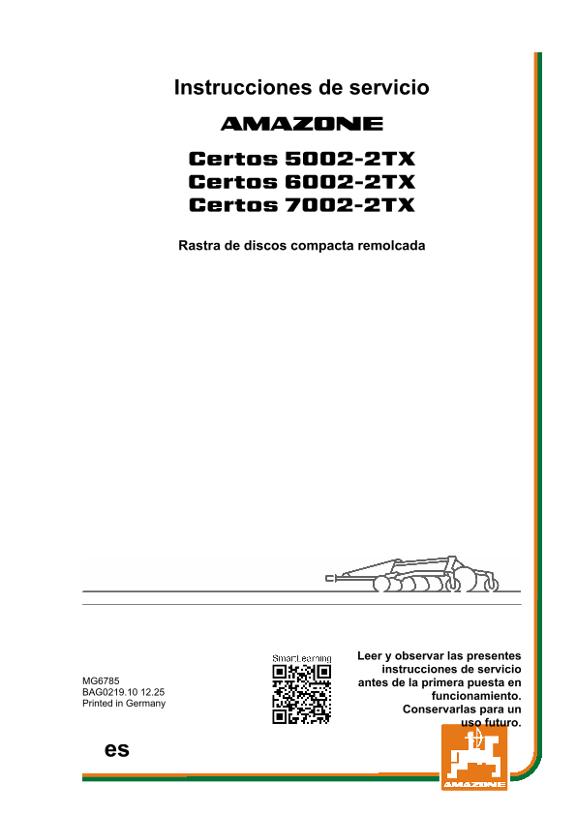 Instrucciones de uso CERTOS 02-2TX