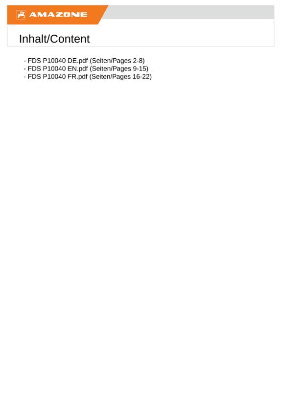 Safety Data Sheet Batterie 12V 100Ah