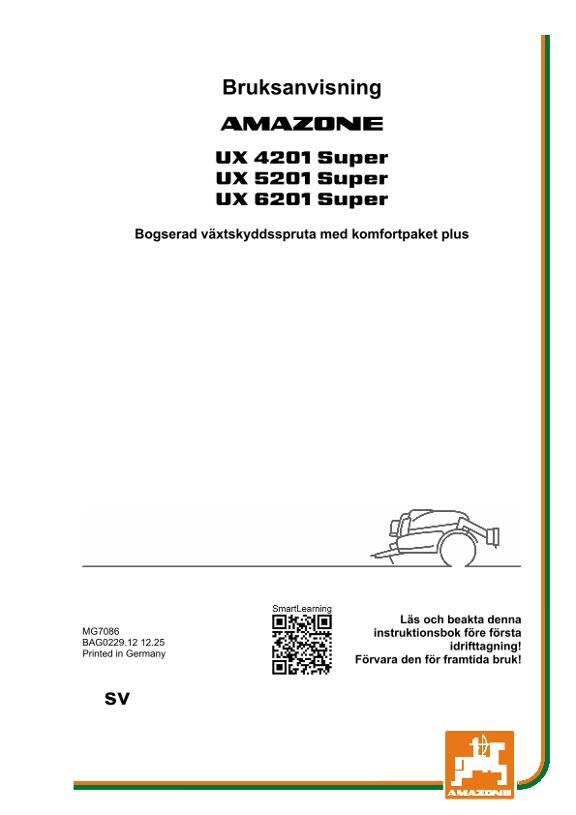 Bruksanvisning UX 4/5/6201 SUPER CP PLUS