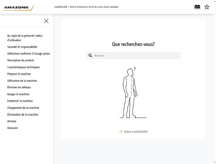 Notice d’utilisation Avant-Säeinheit geklappt