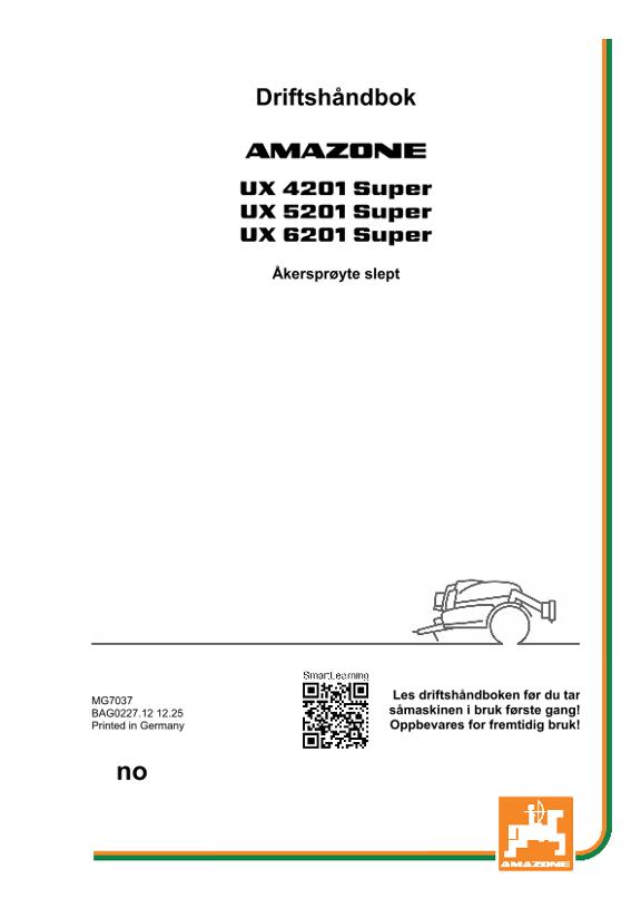 Bruksanvisning UX 4/5/6201 Super