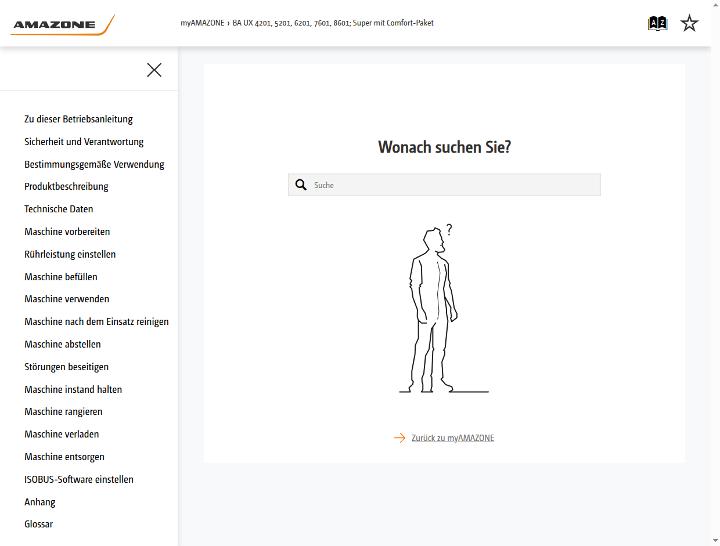 Betriebsanleitung UX 4201, 5201, 6201, 7601, 8601; Super mit Comfort-Paket
