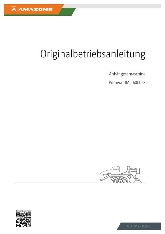 Betriebsanleitung Primera DMC 6000-2 ISOBUS
