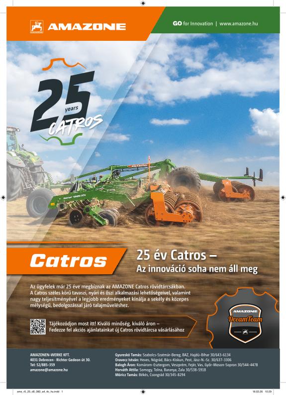 Anzeige „25 év Catros – Az innováció soha nem áll meg“, A4, 4c, hu