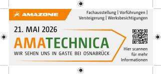 AMATECHNICA 2026 Anzeige "Wir sehen uns in Gaste bei Osnabrück", 101x40