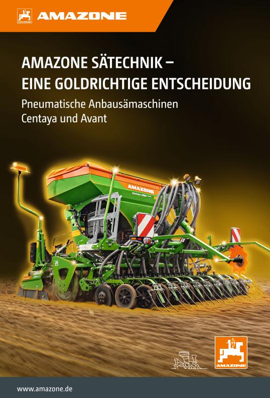 Beileger "AMAZONE SÄTECHNIK – EINE GOLDRICHTIGE ENTSCHEIDUNG"