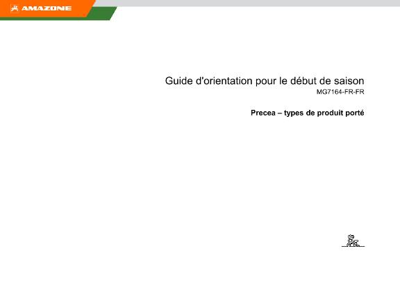 Guide pour le début de saison Precea