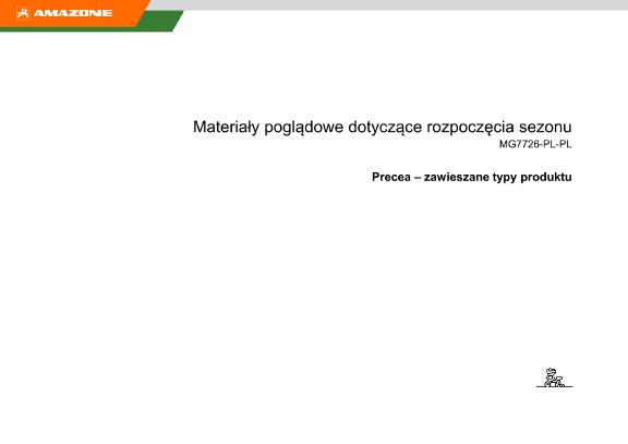 Materiały poglądowe dotyczące rozpoczęcia sezonu Precea