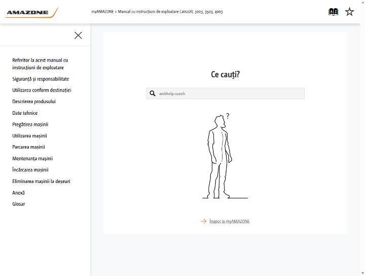 Instrucțiuni de utilizare CatrosXL 3003, 3503, 4003
